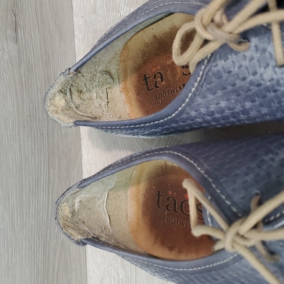 Taos Womens Leather Loafer Slip on shoes sz 38/7.5 - Picture 5 of 14